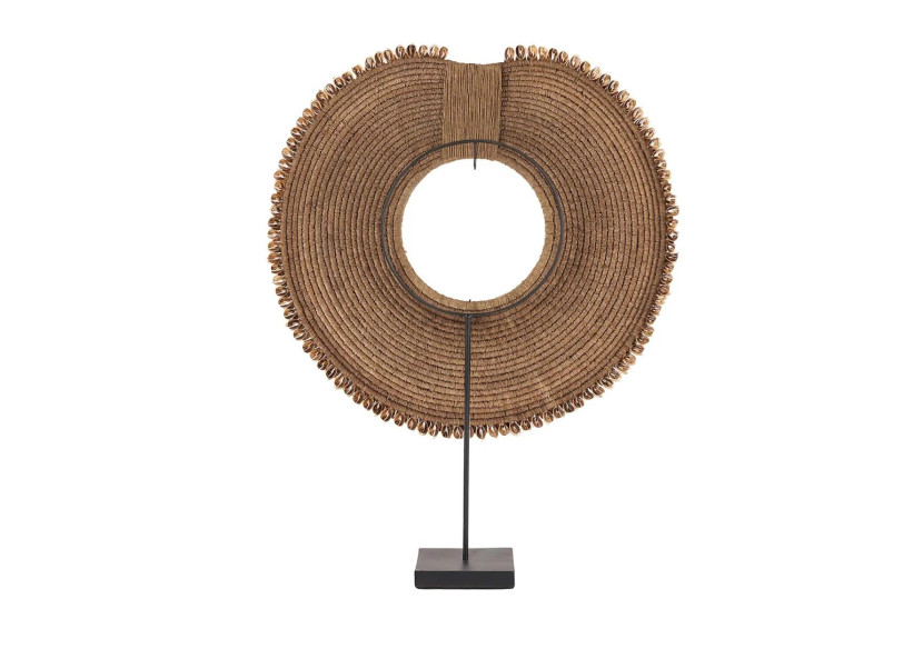 Rassemblement de Coquillages sur Support - Naturel - BALE089N - Bazar Bizar