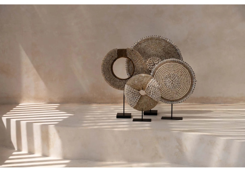 Coquillage Corsica sur Support - Naturel - BALE090N - Bazar Bizar