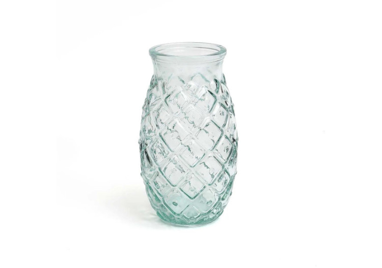Verre Ananas - Design Coloré en Verre Recyclé - ESSAMI001B-L - Bazar Bizar