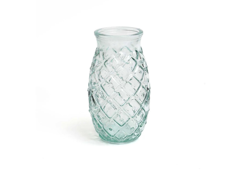 Verre Ananas - Design Coloré en Verre Recyclé - ESSAMI001B-L - Bazar Bizar