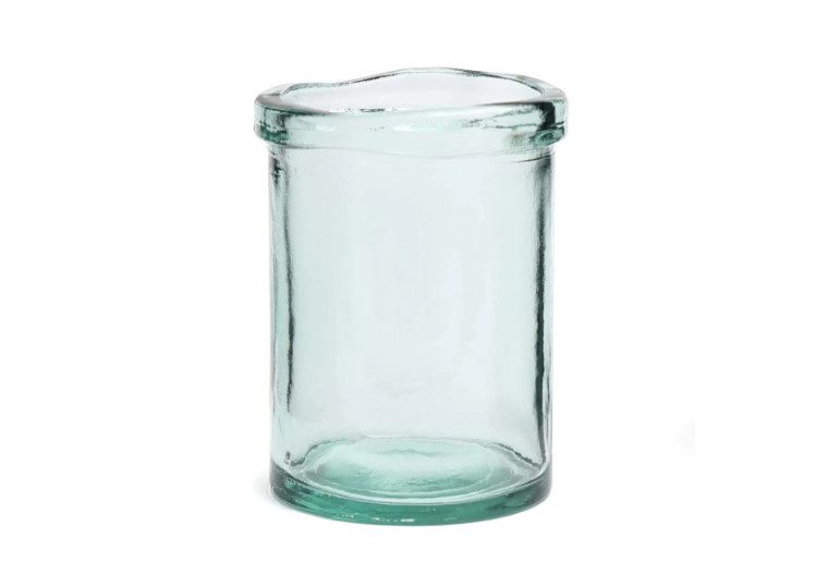 Vase Jiandan - Verre Recyclé Bleu - Petit - ESSAMI006B-S - Bazar Bizar