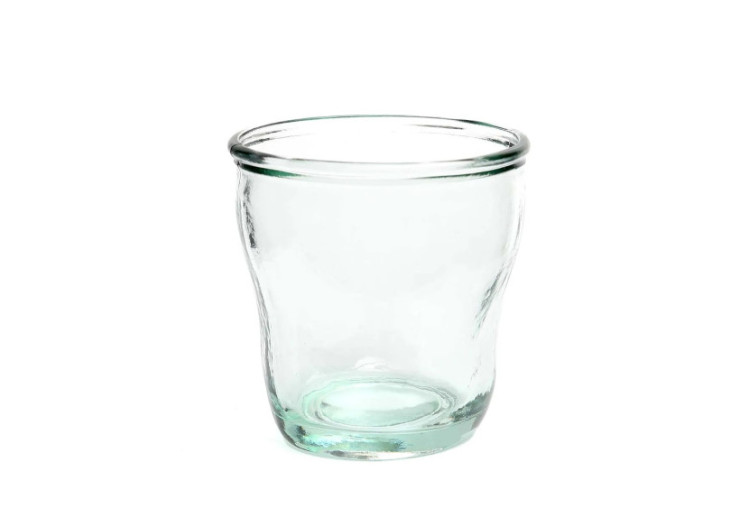 Verre Tching - Bleu en verre recyclé - ESSAMI021B - Bazar Bizar