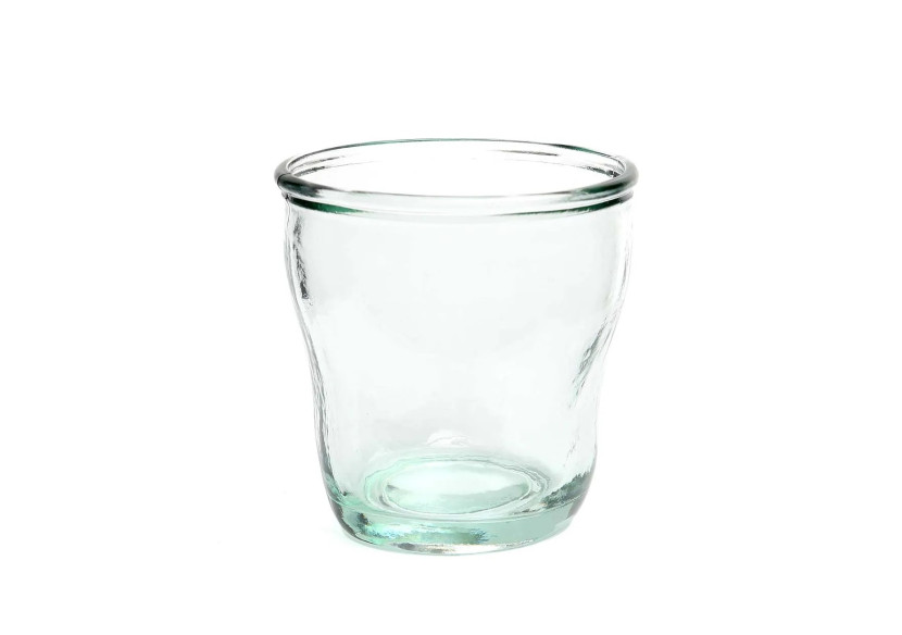 Verre Tching - Bleu en verre recyclé - ESSAMI021B - Bazar Bizar