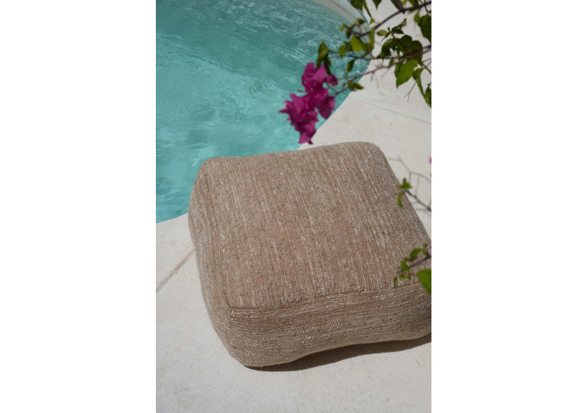 Pouf Confortable - Beige - JADA002Be - Bazar Bizar