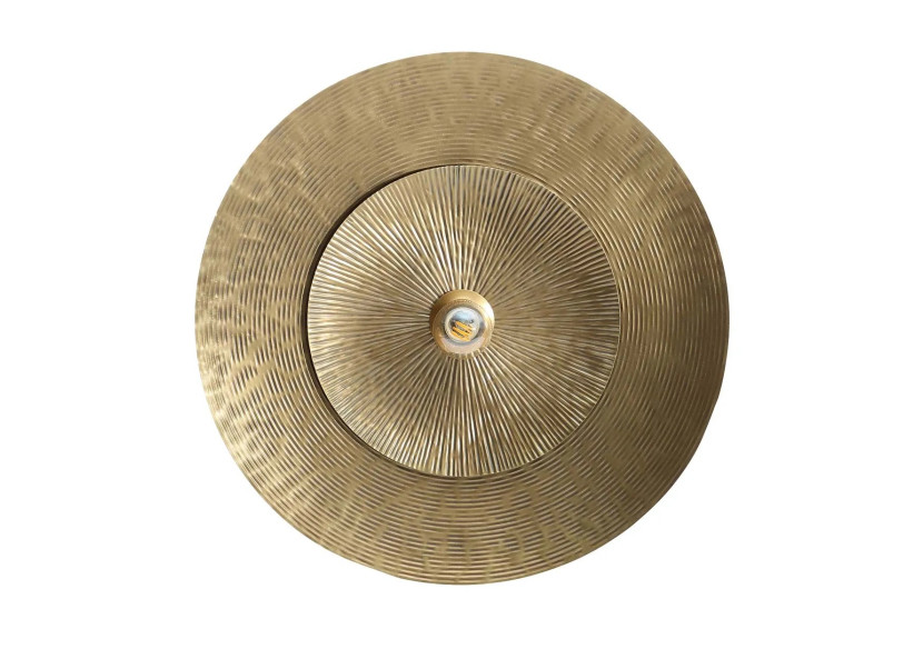 Applique Murale Double Pleine Lune - Laiton - M - INEM031Bra-M - Bazar Bizar