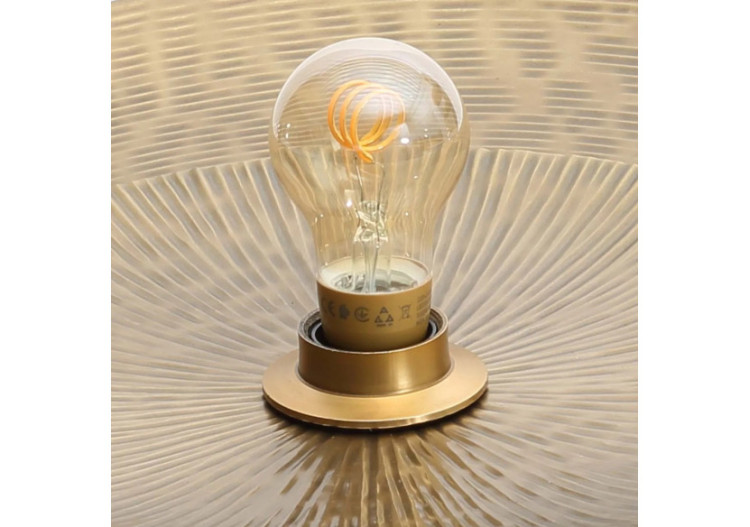 Applique Murale Double Pleine Lune - Laiton - M - INEM031Bra-M - Bazar Bizar 2