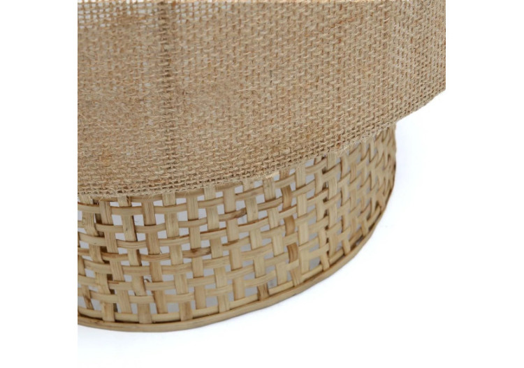 Applique Murale Bolly en Jute - Naturel - M - INEM032N-M - Bazar Bizar 2