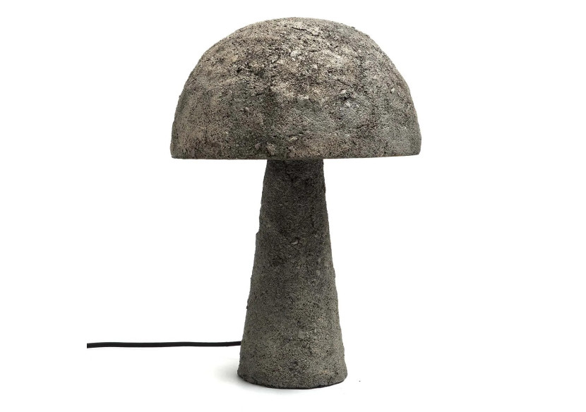 Lampe de Table Champignon en Béton - Style Industriel - INEM033Con - Bazar Bizar