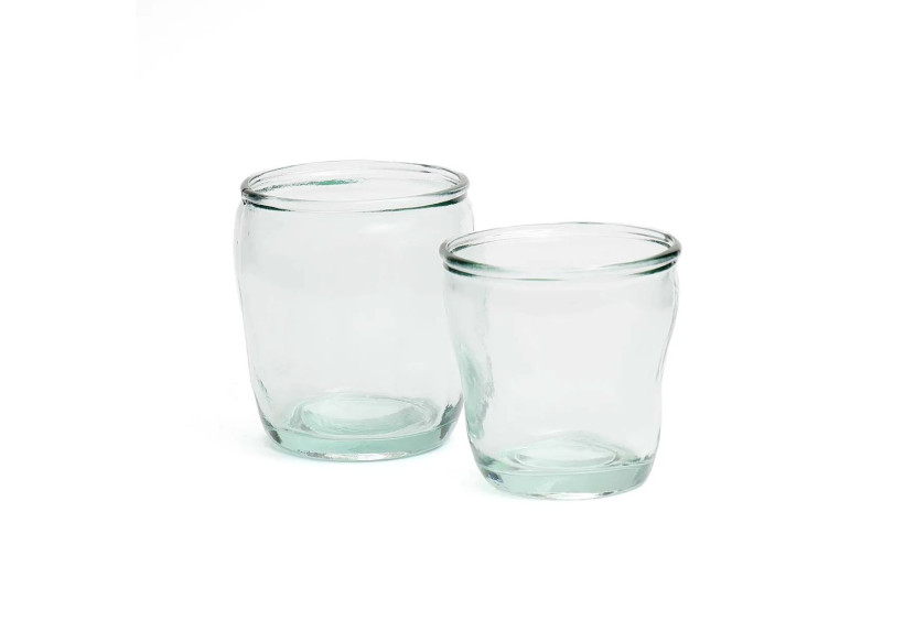 Verre Yang - Élégance Moderne en Bleu - ESSAMI020B - Bazar Bizar