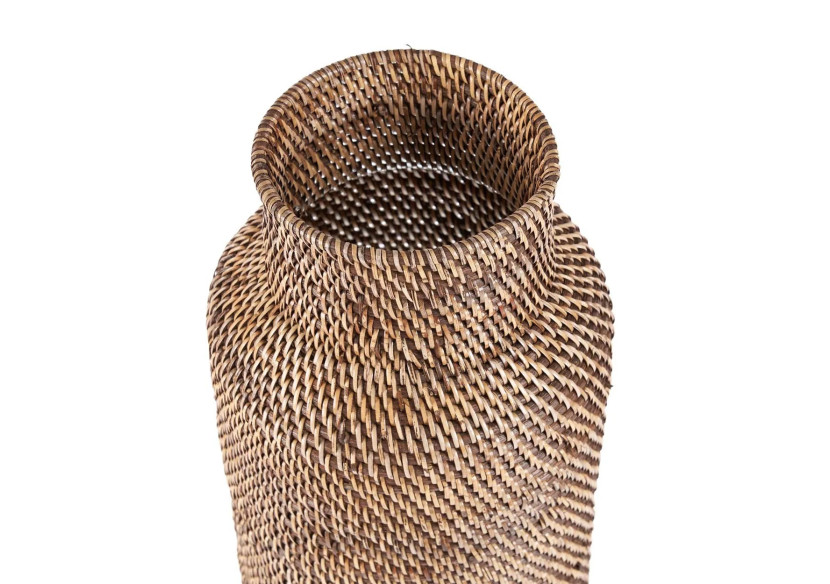 Panier à Parapluies COLONIAL - Marron Naturel - BAGE016NBr - Bazar Bizar