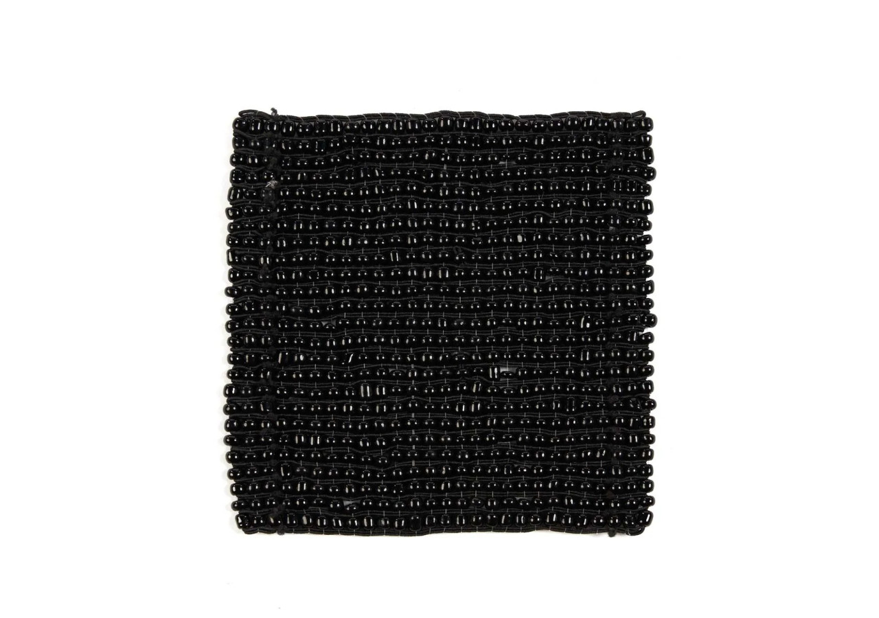 Sous-Verre Perles - Noir Chic - BABE015B - Bazar Bizar