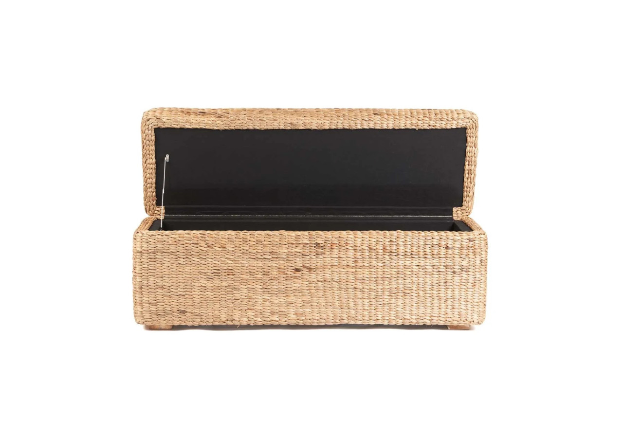 Pouf de Rangement BIG SURE - Naturel - JACEM005N - Bazar Bizar