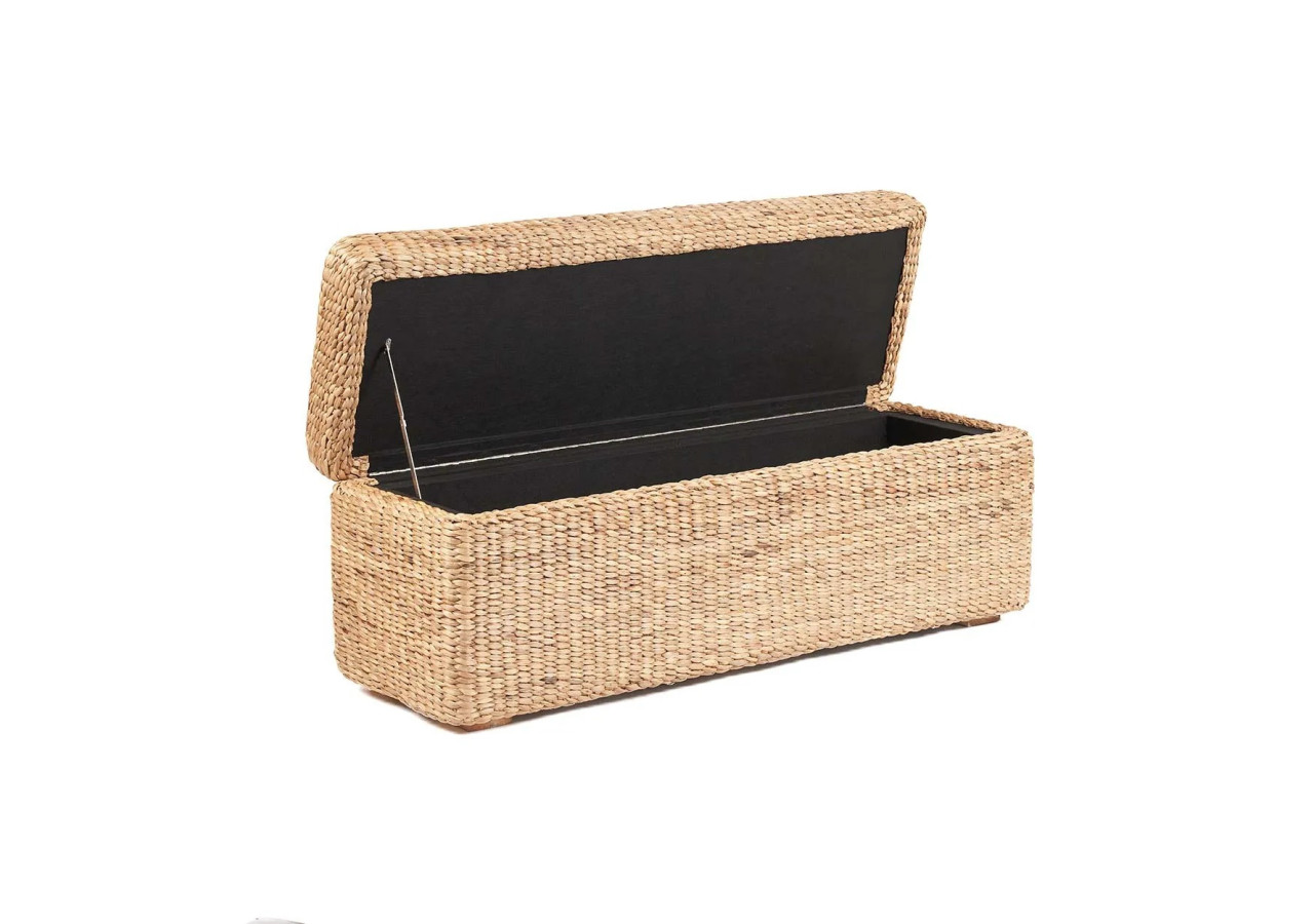 Pouf de Rangement BIG SURE - Naturel - JACEM005N - Bazar Bizar