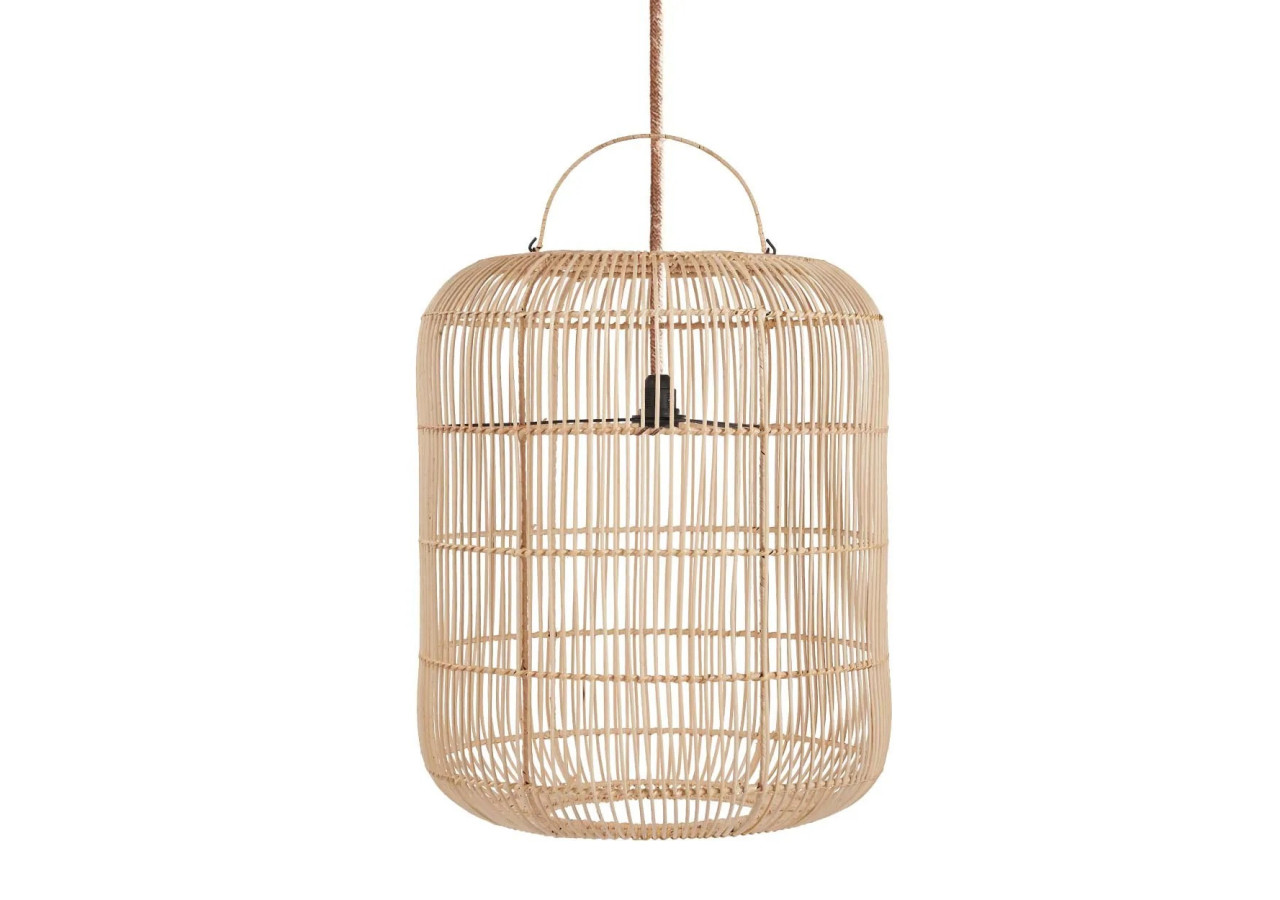 Suspension Bozelo - Rattan Naturel, Élégante et Chic - BAYU059N-M - Bazar Bizar