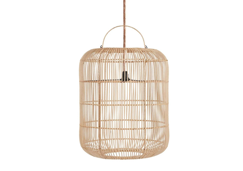 Suspension Bozelo - Rattan Naturel, Élégante et Chic - BAYU059N-M - Bazar Bizar