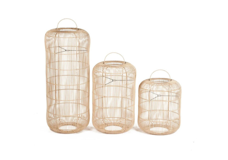 Suspension Bozelo - Rattan Naturel, Élégante et Chic - BAYU059N-M - Bazar Bizar 2