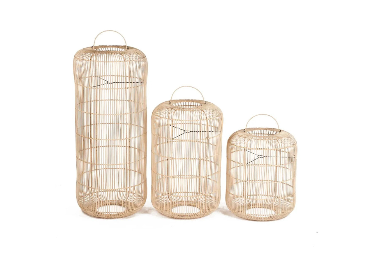 Suspension Bozelo - Rattan Naturel, Élégante et Chic - BAYU059N-M - Bazar Bizar
