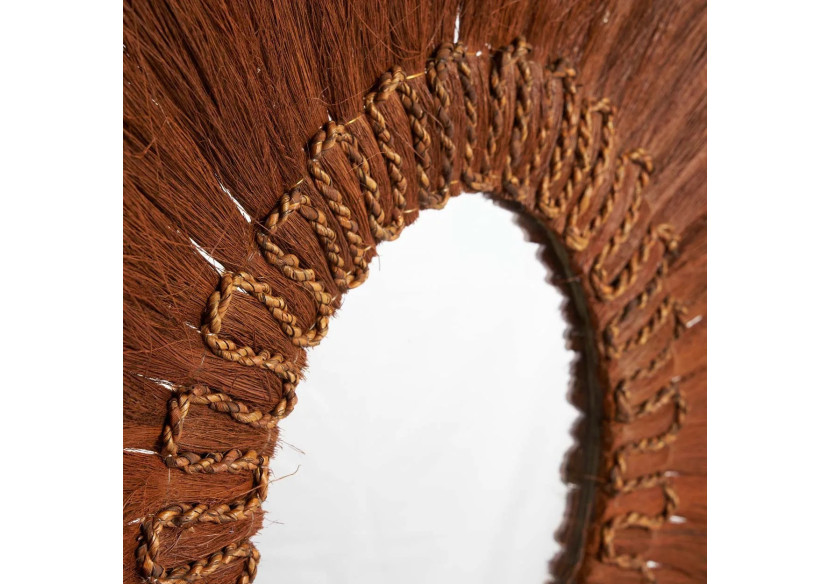 Miroir Simba - Terracotta - Grand - JAPA003T-L-100 - Bazar Bizar