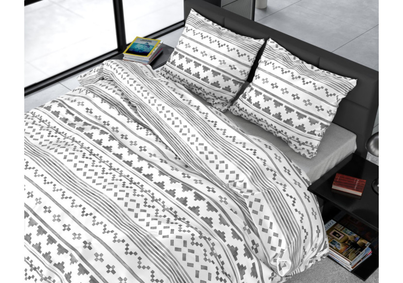 Housse de couette Scandino Blanche - 240 x 220 cm - 14024497 - Dreamhouse