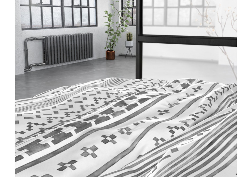 Housse de couette Scandino Blanche - 240 x 220 cm - 14024497 - Dreamhouse