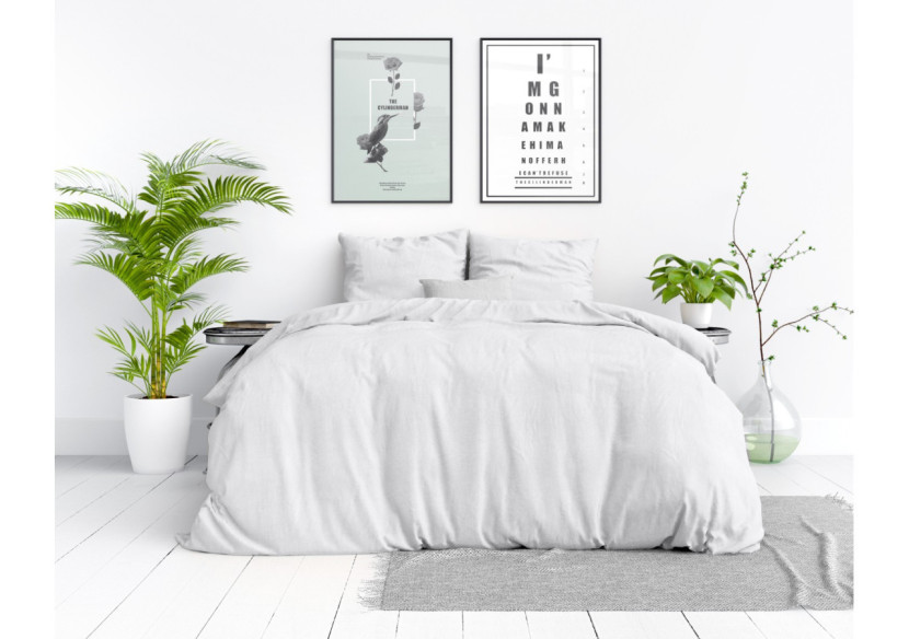 Housse de Couette Stone Washed Blanc - 140 x 220 cm en Coton Premium - 15020921 - Dreamhouse Housse de Couette Stone Washed Blanc - 140 x 220 cm en Coton Premium - 15020921 - Dreamhouse