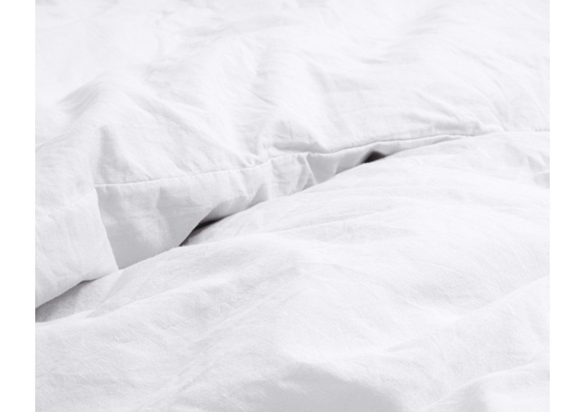 Housse de Couette Stone Washed Blanc - 240 x 220 cm en Coton Premium - 15020923 - Dreamhouse Housse de Couette Stone Washed Blanc - 240 x 220 cm en Coton Premium - 15020923 - Dreamhouse