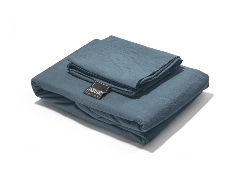 Housse de Couette Bleue - 200 x 220 cm en Coton 100% - 15020928 - Dreamhouse Housse de Couette Bleue - 200 x 220 cm en Coton 100% - 15020928 - Dreamhouse