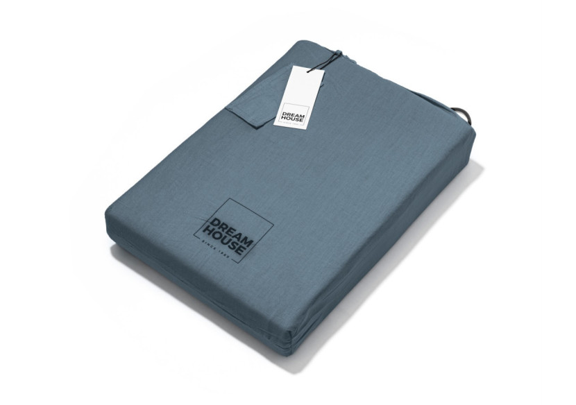 Housse de Couette Bleue - 200 x 220 cm en Coton 100% - 15020928 - Dreamhouse Housse de Couette Bleue - 200 x 220 cm en Coton 100% - 15020928 - Dreamhouse