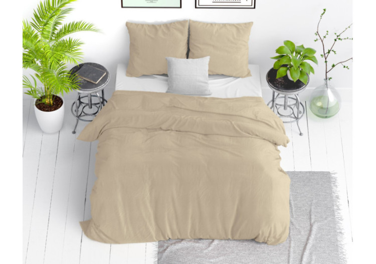 Housse de Couette Stone Washed Sable - 200 x 220 cm en Coton - 17014914 - Dreamhouse 2