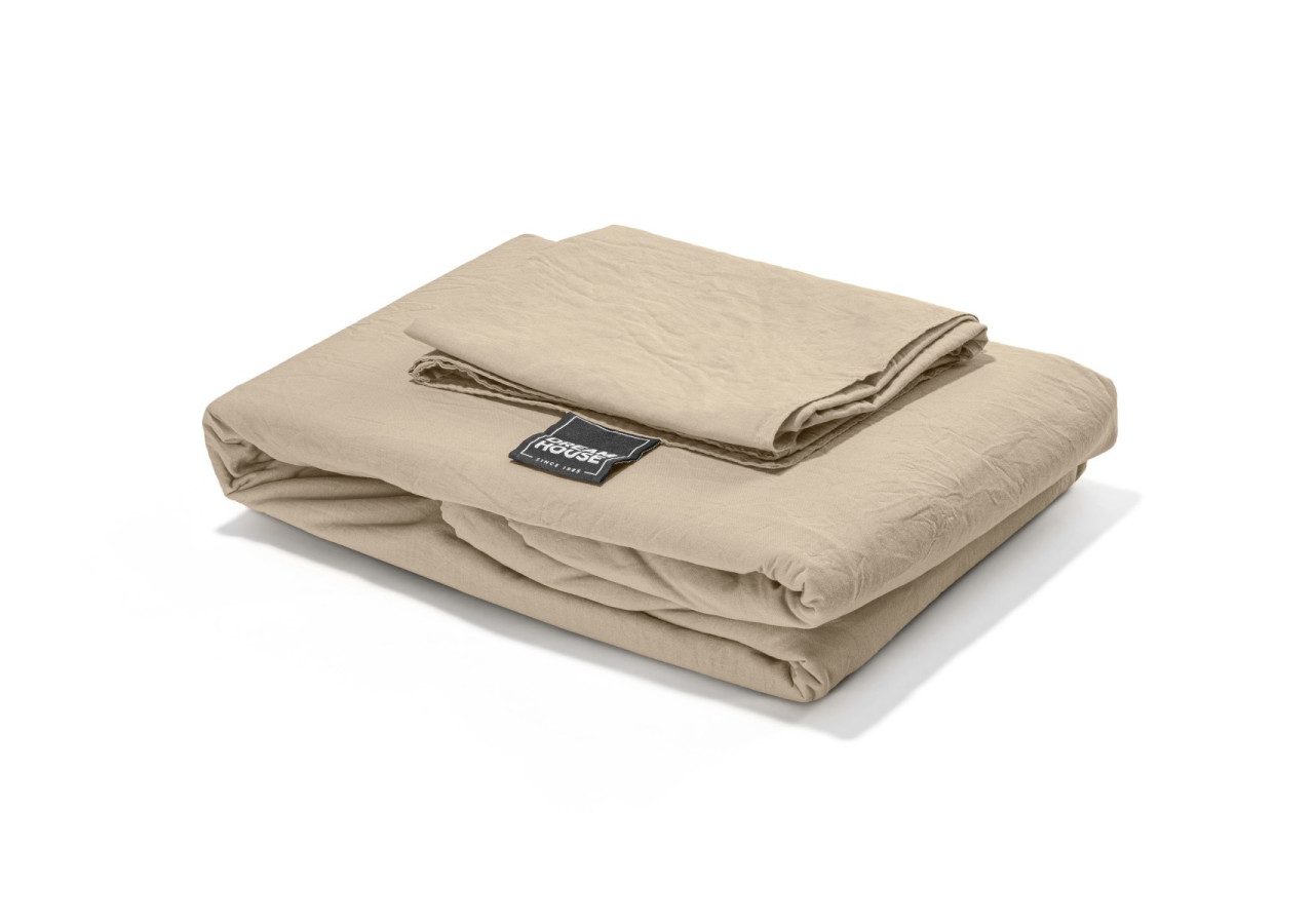 Housse de Couette Stone Washed Sable - 200 x 220 cm en Coton - 17014914 - Dreamhouse