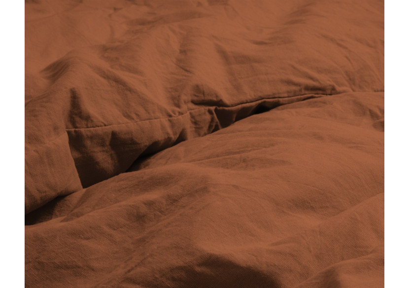 Housse de Couette Stone Washed Marron - 140 x 220 cm en Coton Luxe - 17014916 - Dreamhouse Housse de Couette Stone Washed Marron - 140 x 220 cm en Coton Luxe - 17014916 - Dreamhouse