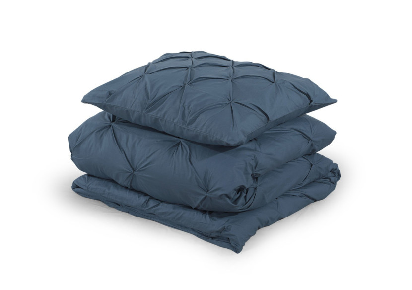 Housse de couette Salvador Bleue - 140 x 220 cm en 100% coton - Salvador Blauw 140 x 220 - Royal Textile