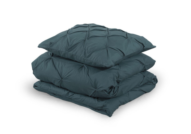 Housse de Couette Salvador - Vert Foncé 140 x 200 cm en Coton - Salvador Donker Groen 140 x 200 - Royal Textile