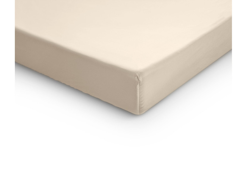 Housse de Matelas Satinée Sable - 90 x 220 cm - 17015344 - Primaviera Deluxe