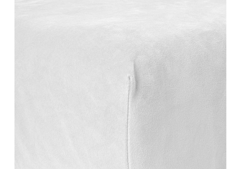 Housse de Matelas Velvet Blanc - 160 x 200 cm, confort supérieur - Velvet Hoeslaken Wit 160 x 200 - Royal Textile