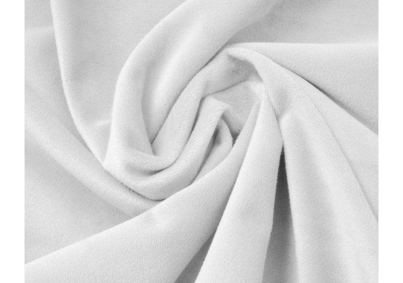 Housse de Matelas Velvet Blanc - 160 x 200 cm, confort supérieur - Velvet Hoeslaken Wit 160 x 200 - Royal Textile