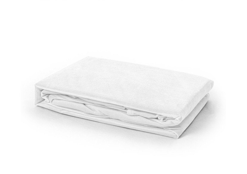 Housse de Matelas Velvet Blanc - 160 x 200 cm, confort supérieur - Velvet Hoeslaken Wit 160 x 200 - Royal Textile