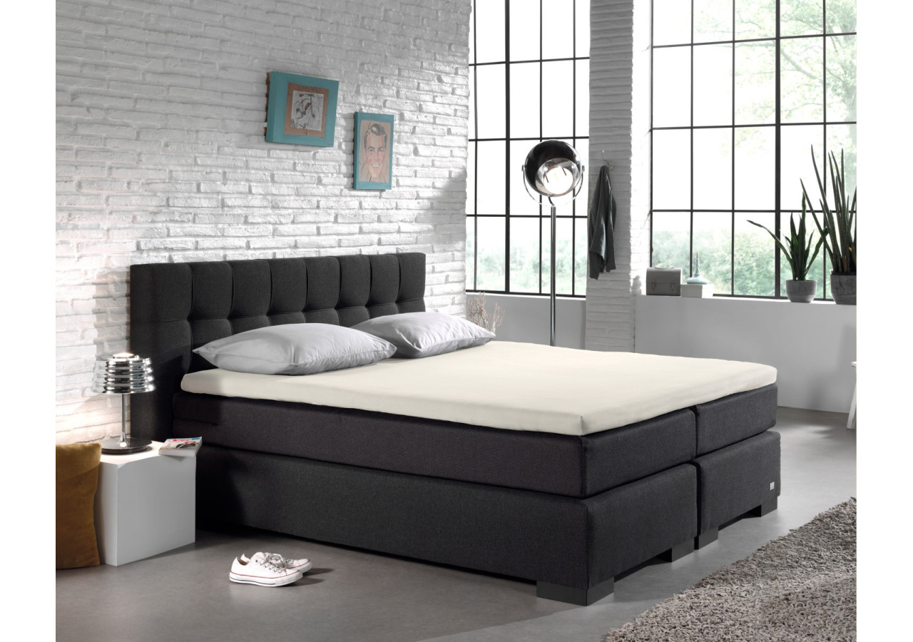 Housse de Matelas Splittopper en Coton - Crème 180 x 200 cm - Splittopper Katoen Hoeslaken Creme 180 x 200 - Royal Textile