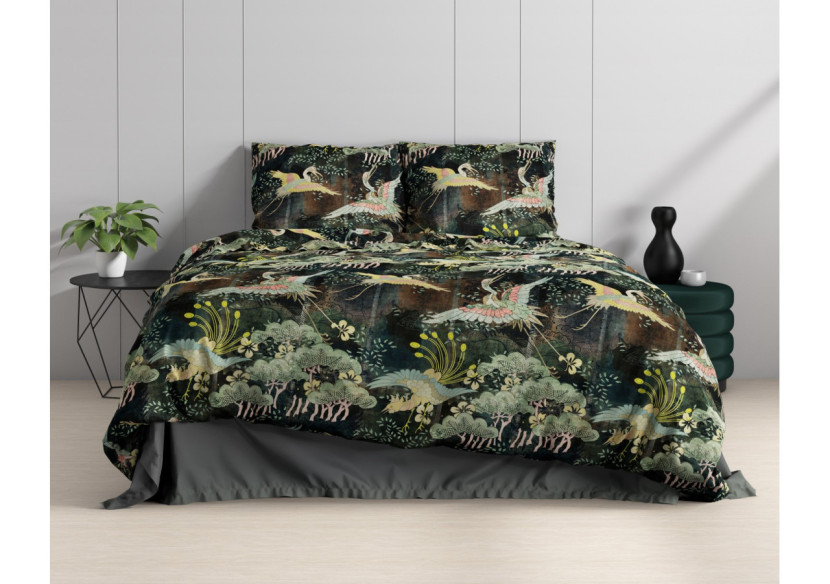 Housse de Couette Lisette Groen - Dimensions 200 x 220 cm - 17015840 - Royal Textile