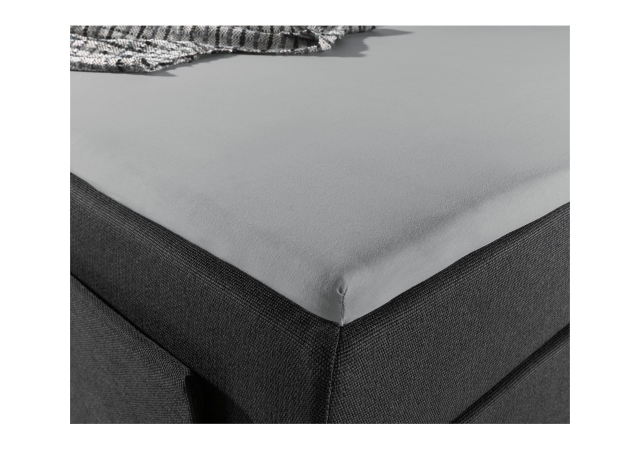 Housse de Matelas Splittopper Jersey - Gris 160 x 200 cm - 12011485 - Dreamhouse