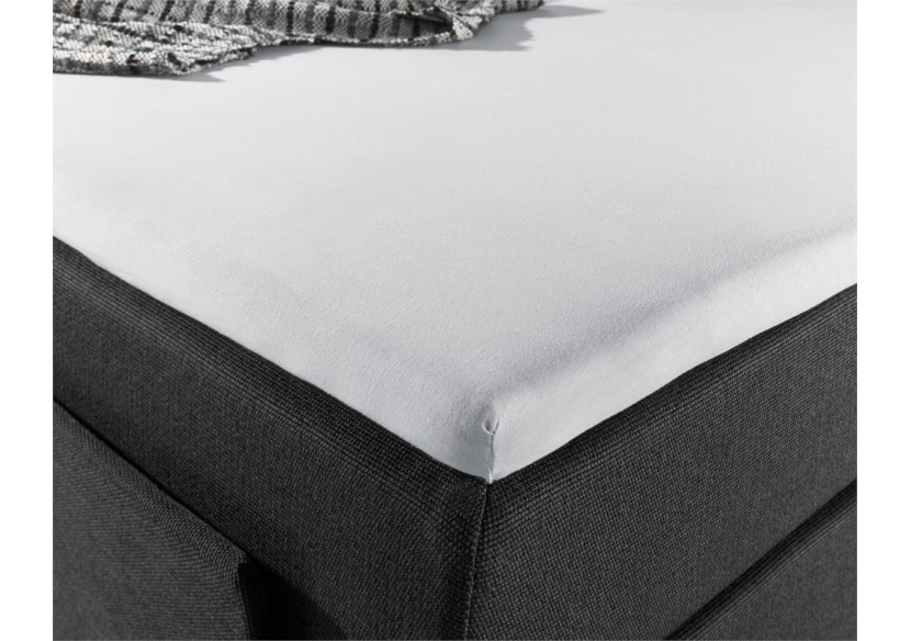 Housse de matelas Splittopper Jersey - Blanc 200 x 220 cm - 12011465 - Dreamhouse