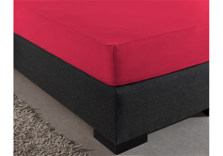 Housse de Matelas Jersey Simple - Rose Fuchsia 80/100 x 200 cm - 14014191 - Dreamhouse 2