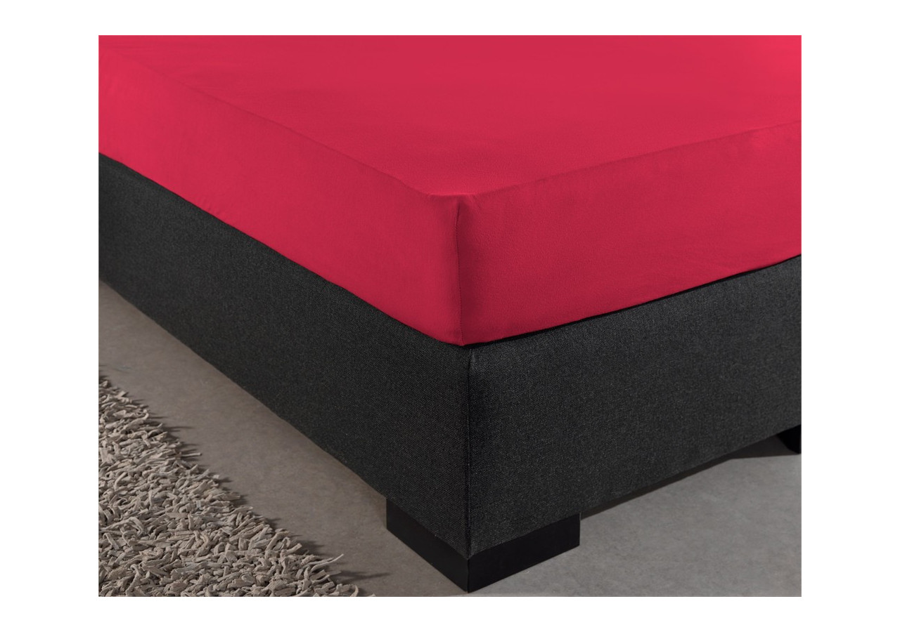 Housse de Matelas Jersey Simple - Rose Fuchsia 80/100 x 200 cm - 14014191 - Dreamhouse