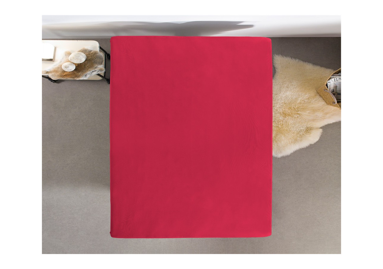 Housse de Matelas Jersey Simple - Rose Fuchsia 80/100 x 200 cm - 14014191 - Dreamhouse