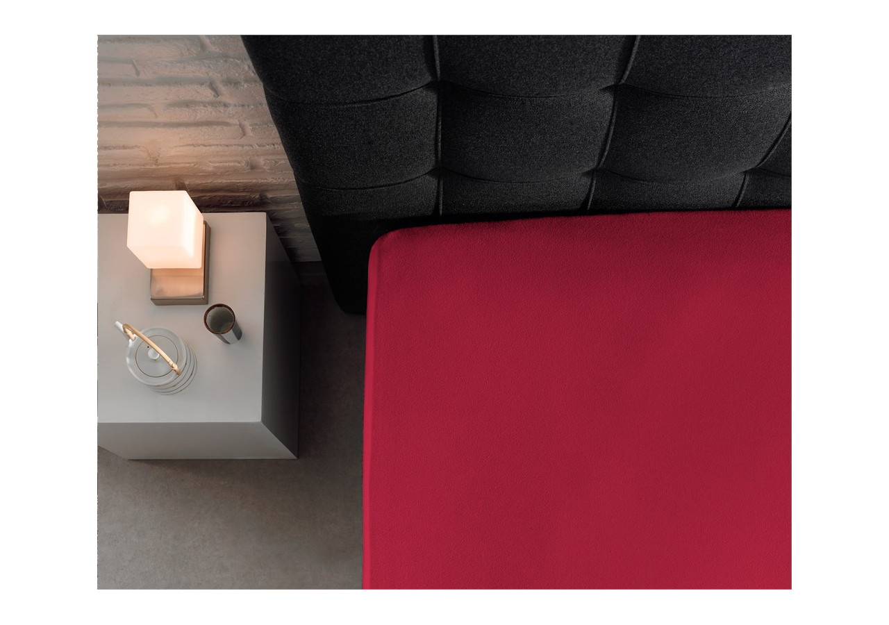 Housse de Matelas Jersey Simple - Rose Fuchsia 80/100 x 200 cm - 14014191 - Dreamhouse