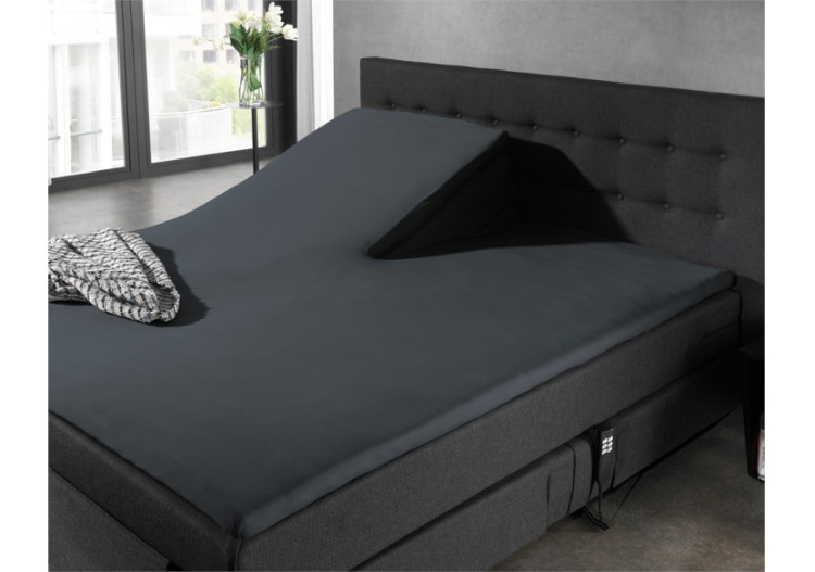Housse de Matelas Splittopper Jersey - Antracite 180 x 220 cm - 12011494 - Dreamhouse