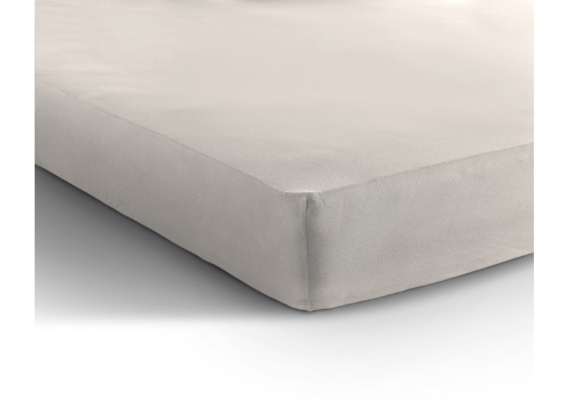 Housse de Matelas Dreamhouse - Jersey Crème 140 x 200 cm - Enkel Jersey 135 gr. Hoeslaken Creme 140 x 200 - Royal Textile