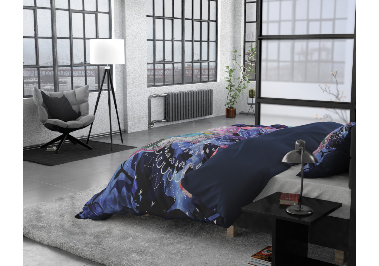 Housse de Couette Satin Diara Multi - Dimensions 200 x 220 cm - 14023432 - Dreamhouse