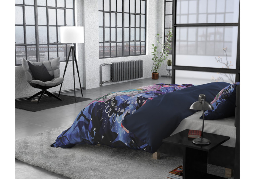 Housse de Couette Satin Diara Multi - Dimensions 200 x 220 cm - 14023432 - Dreamhouse