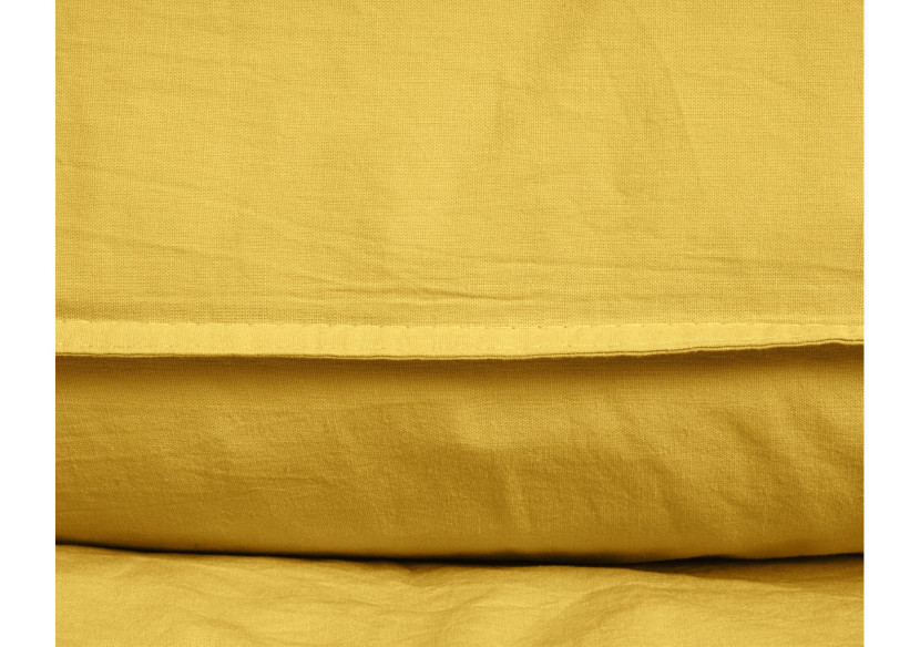 Housse de couette Stone Washed Moutarde - 240 x 220 cm en coton doux - 15020917 - Dreamhouse Housse de couette Stone Washed Moutarde - 240 x 220 cm en coton doux - 15020917 - Dreamhouse
